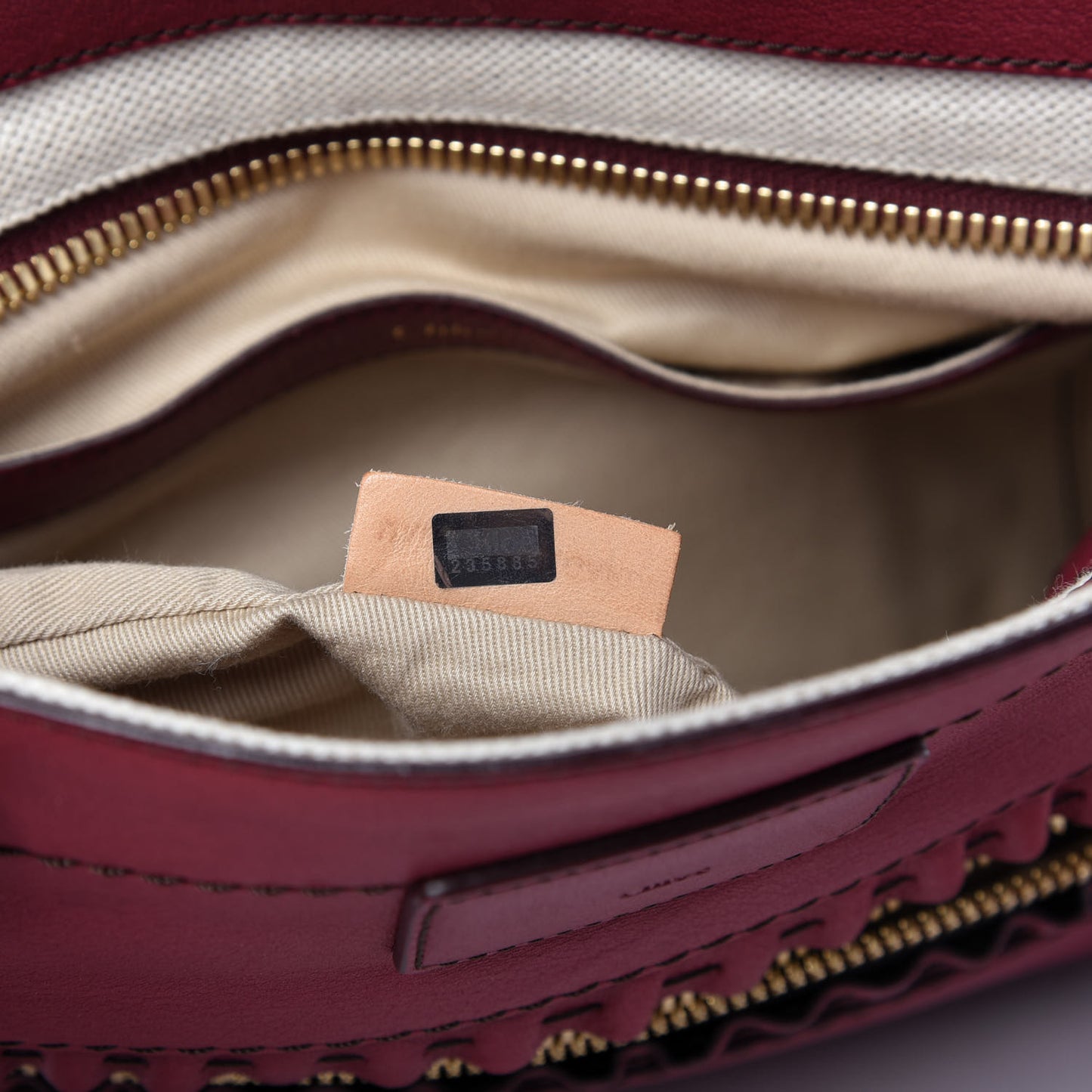 Calfskin Shoulder Bag Red
