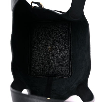 Hermes Taurillon Clemence Picotin Lock 18 PM Black 5 of 11