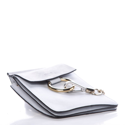 Chloe Suede Calfskin Mini Faye Bracelet Bag Light Cloud 4 of 10