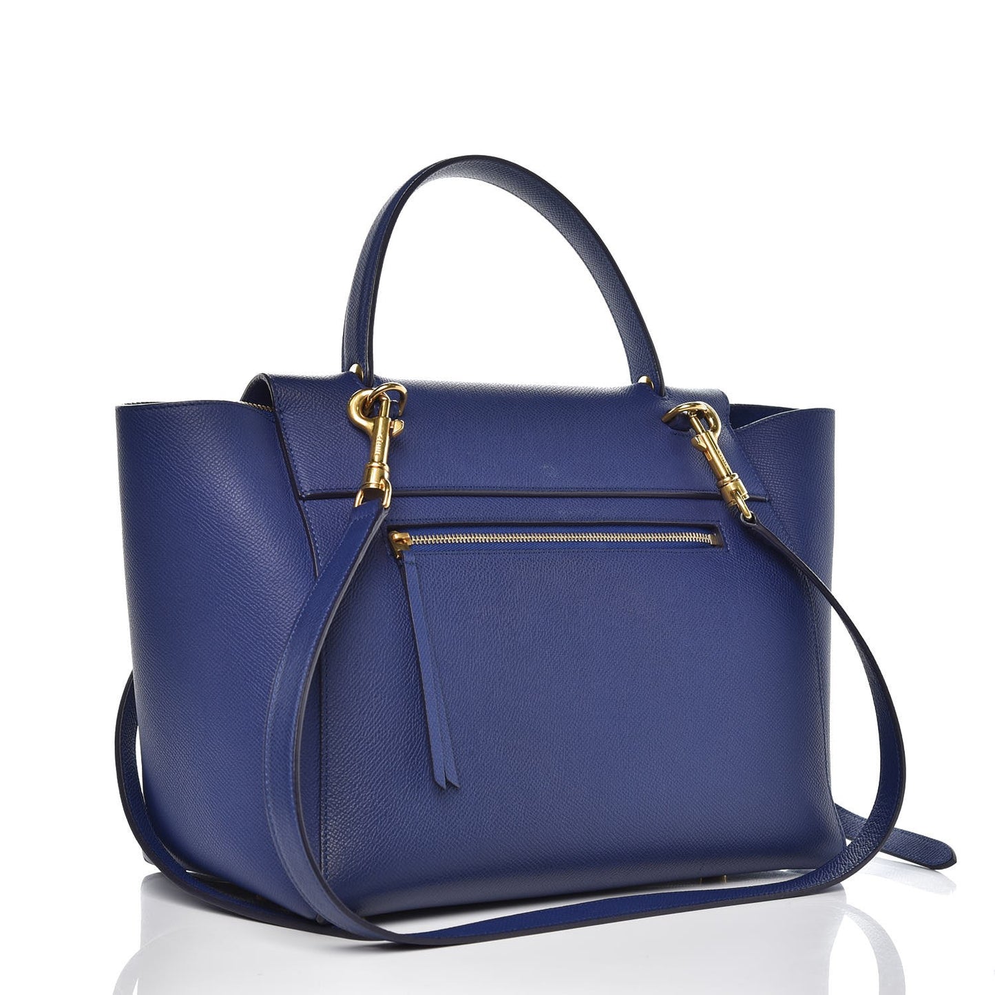 Grained Calfskin Mini Belt Bag Indigo