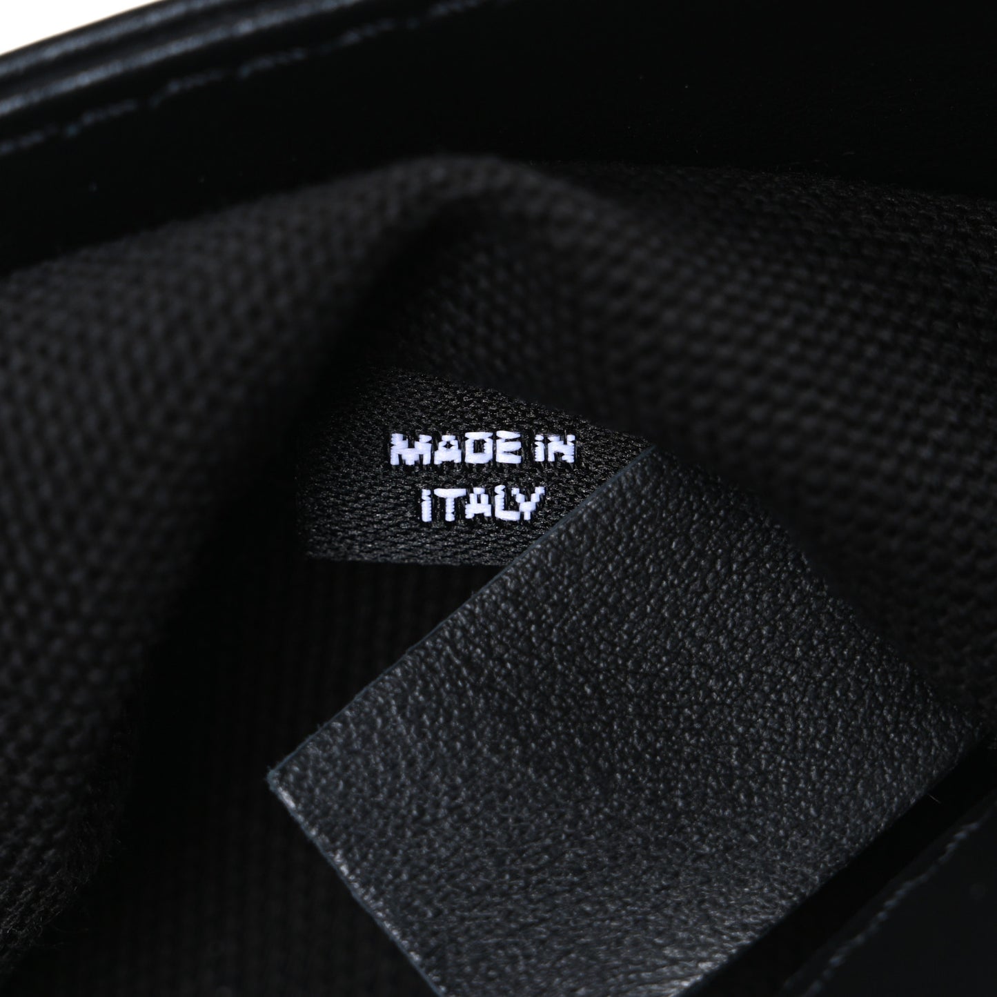 Calfskin Quilted CC Uniform Flap Belt Bag Black