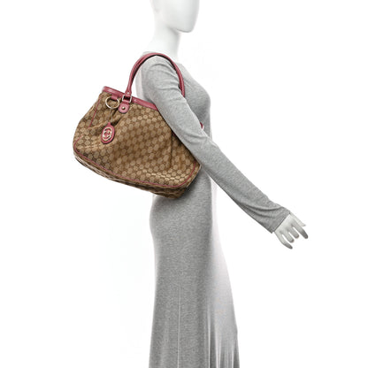Gucci Monogram Medium Sukey Top Handle Tote Peonia Flower 24 of 24