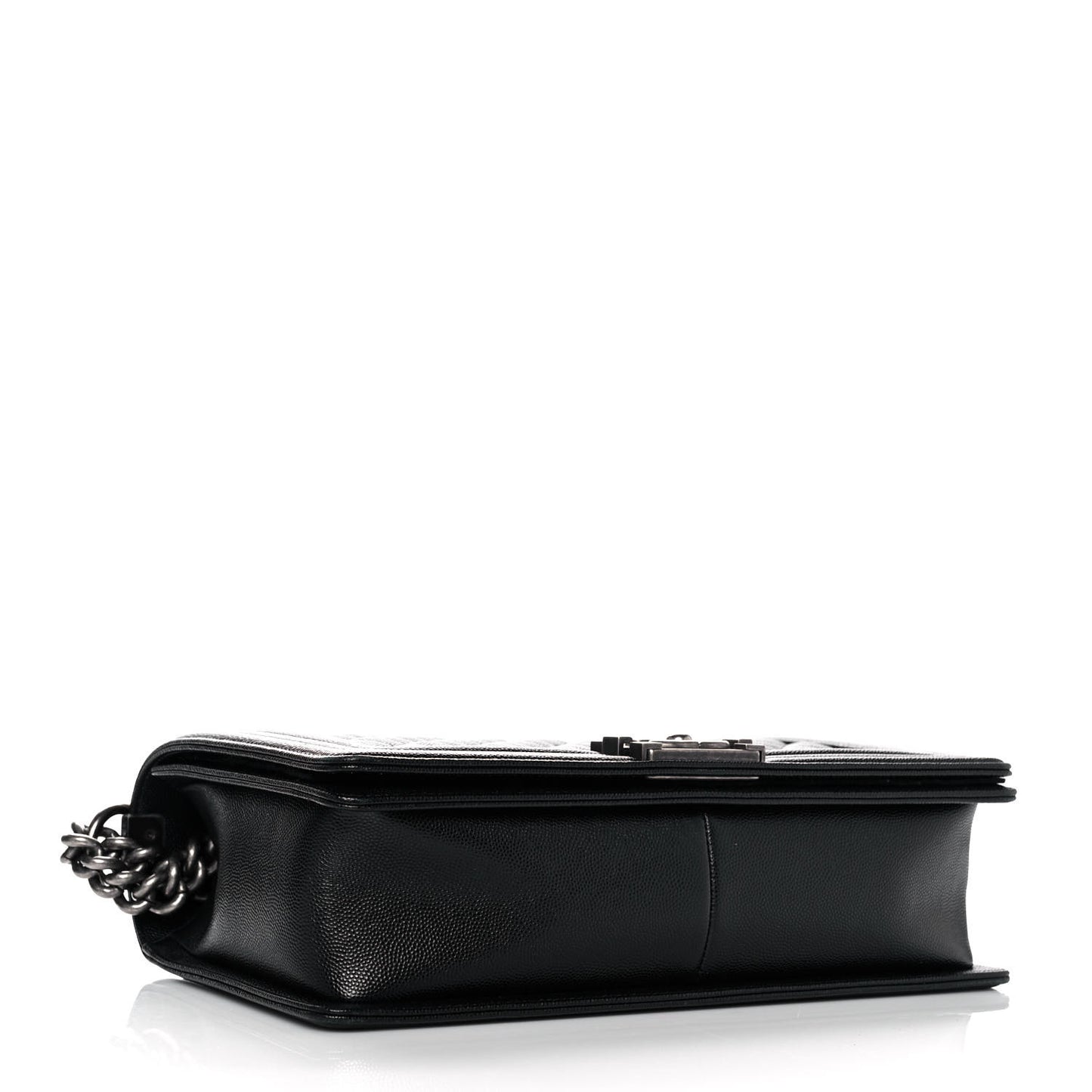 Caviar Quilted New Medium Boy Flap Black