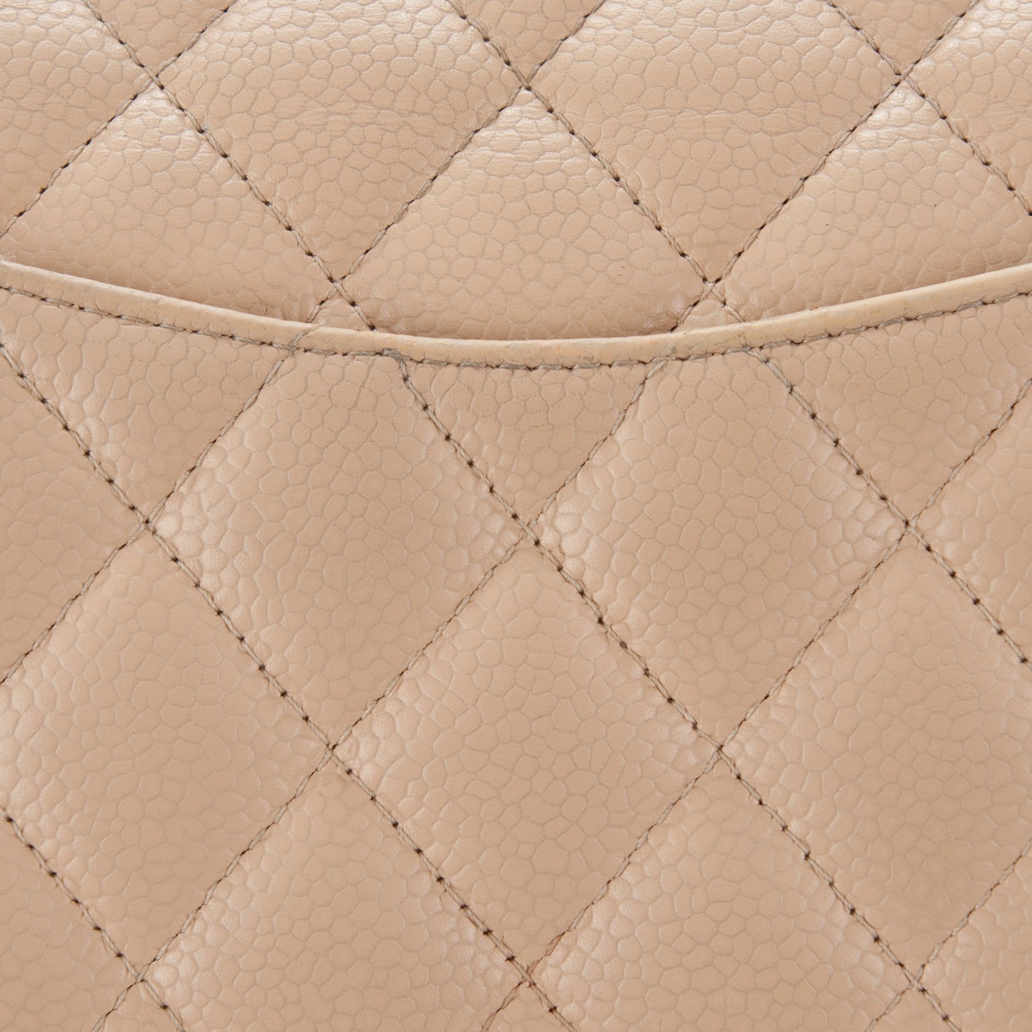 Chanel Caviar Quilted Medium Double Flap Beige Clair 11 of 13