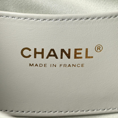 Chanel Caviar Quilted Small Chanel 25 Handbag Light Green 6 of 10