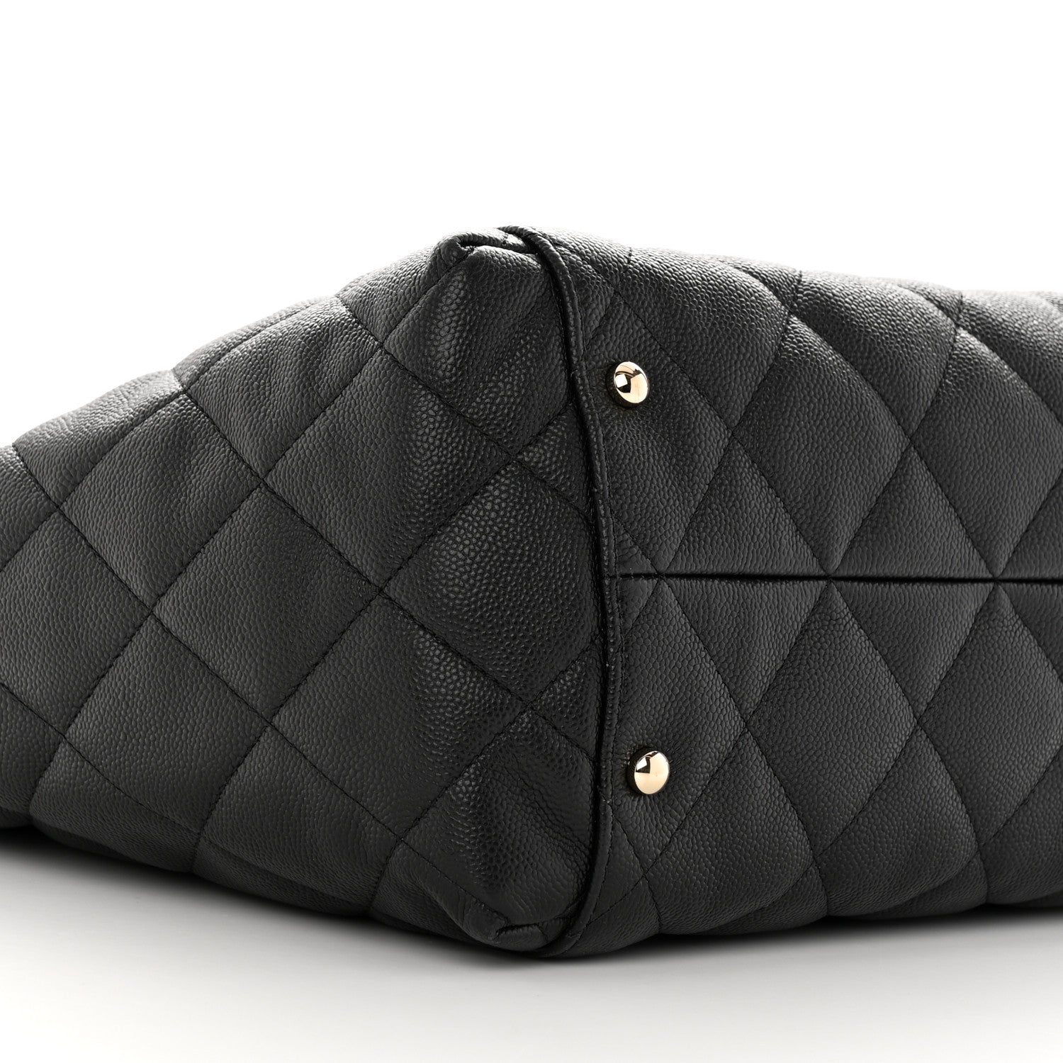 Chanel Caviar Quilted Large Shopping Tote Black 10 of 13