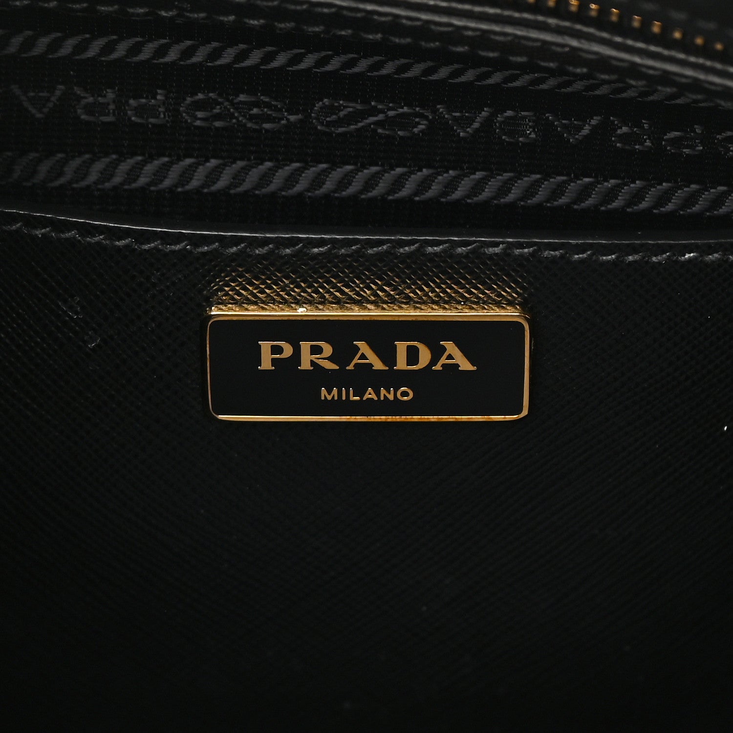 Prada Saffiano Lux Medium Promenade Tote Black 6 of 19
