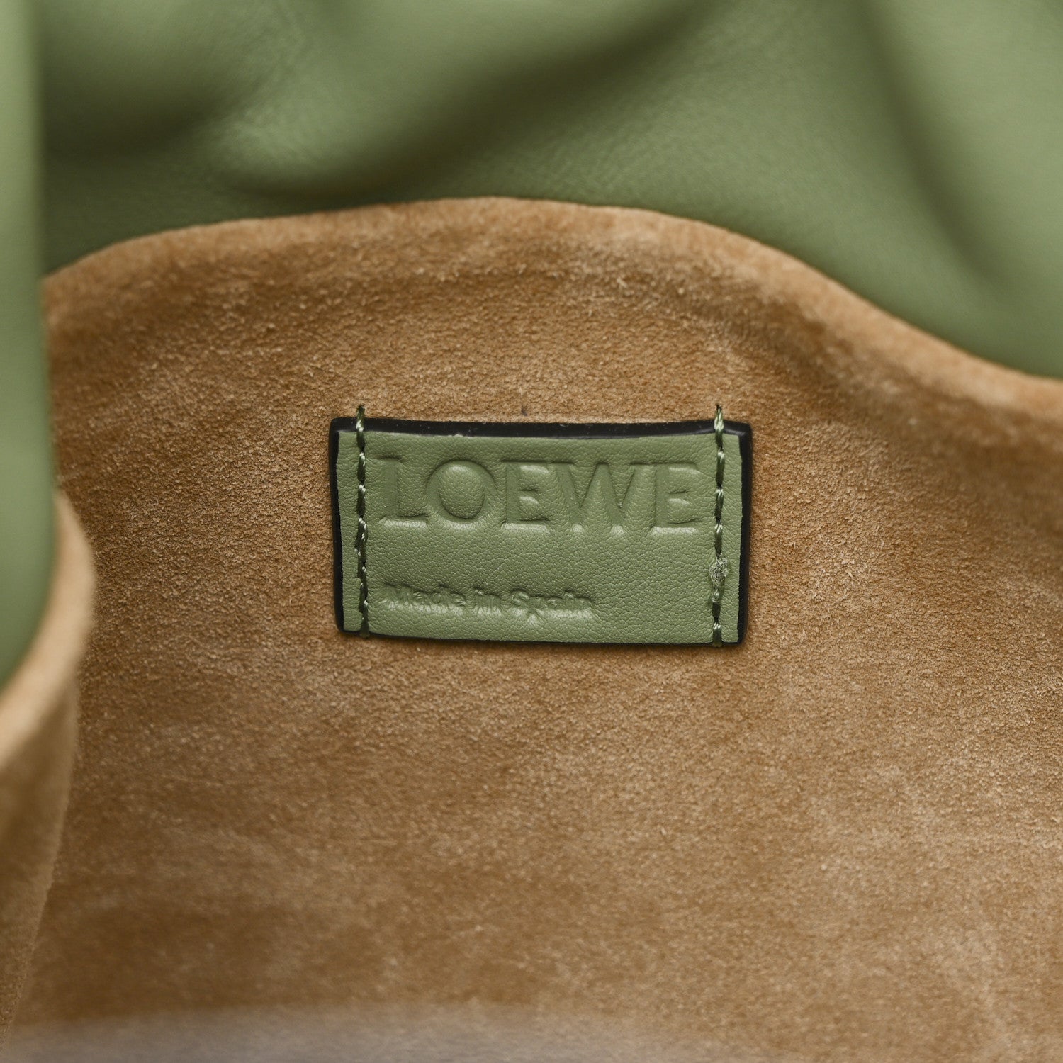 Loewe Nappa Flamenco Knot Clutch Rosemary 6 of 10