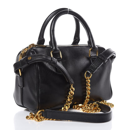 Saint Laurent Lambskin Toy Classic Duffle Black 3 of 13