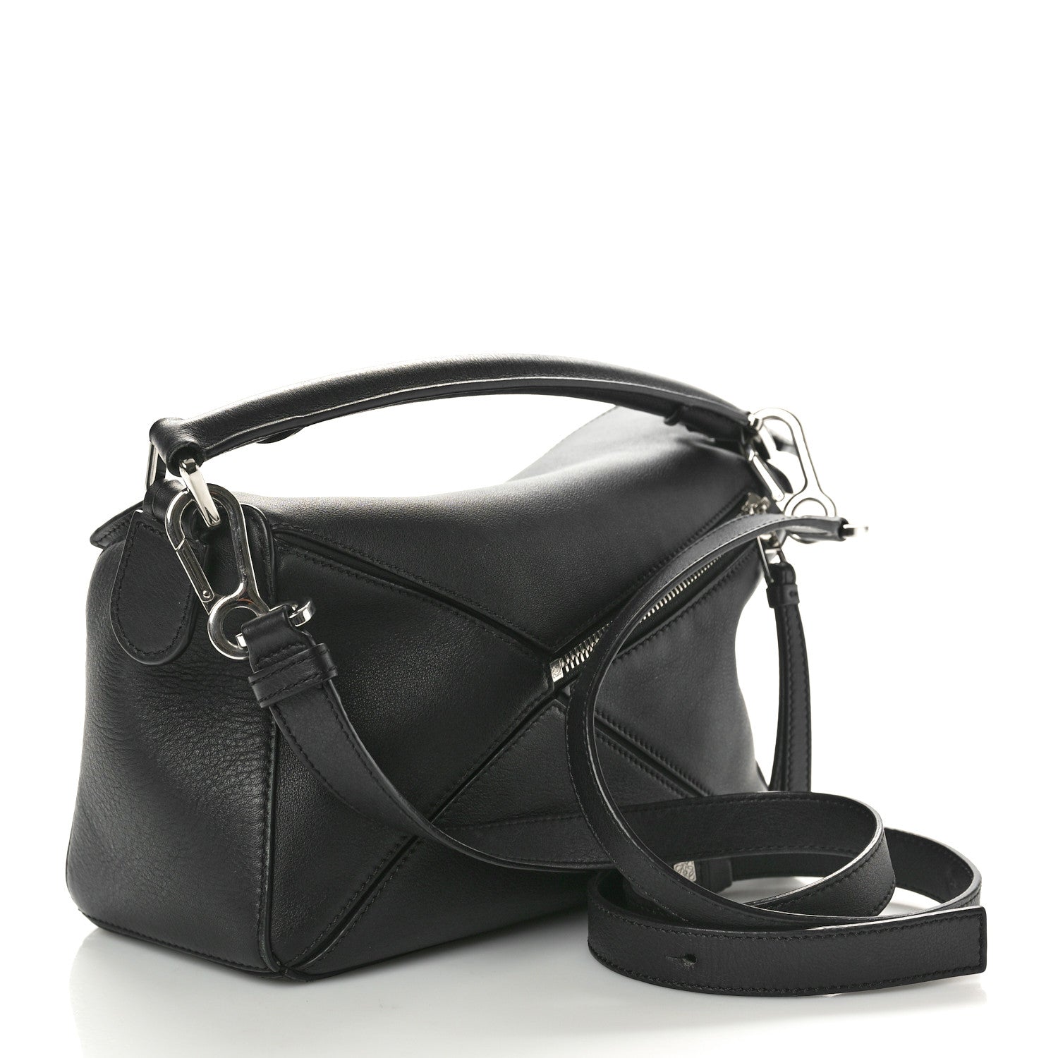 Loewe Calfskin Small Puzzle Bag Black 3 of 8