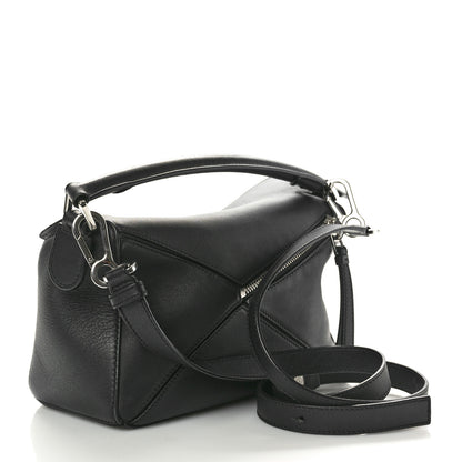 Loewe Calfskin Small Puzzle Bag Black 3 of 8