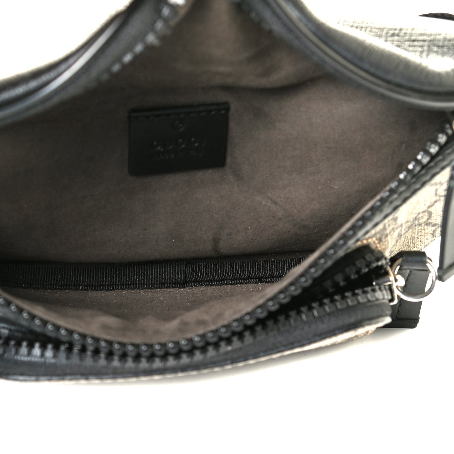 GG Supreme Monogram Belt Bag Black