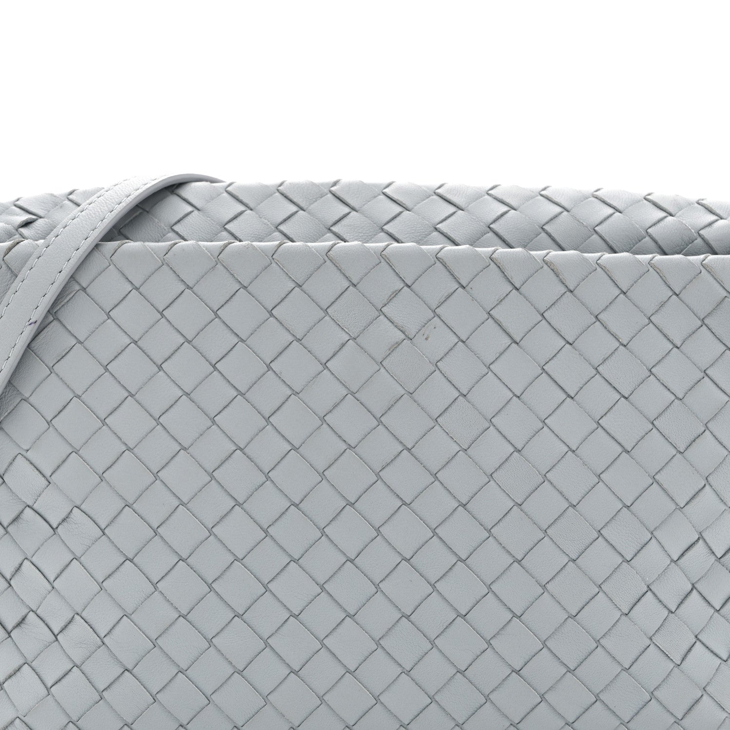 Bottega Veneta Nappa Intrecciato Small Camera Bag Teal Washed 9 of 11
