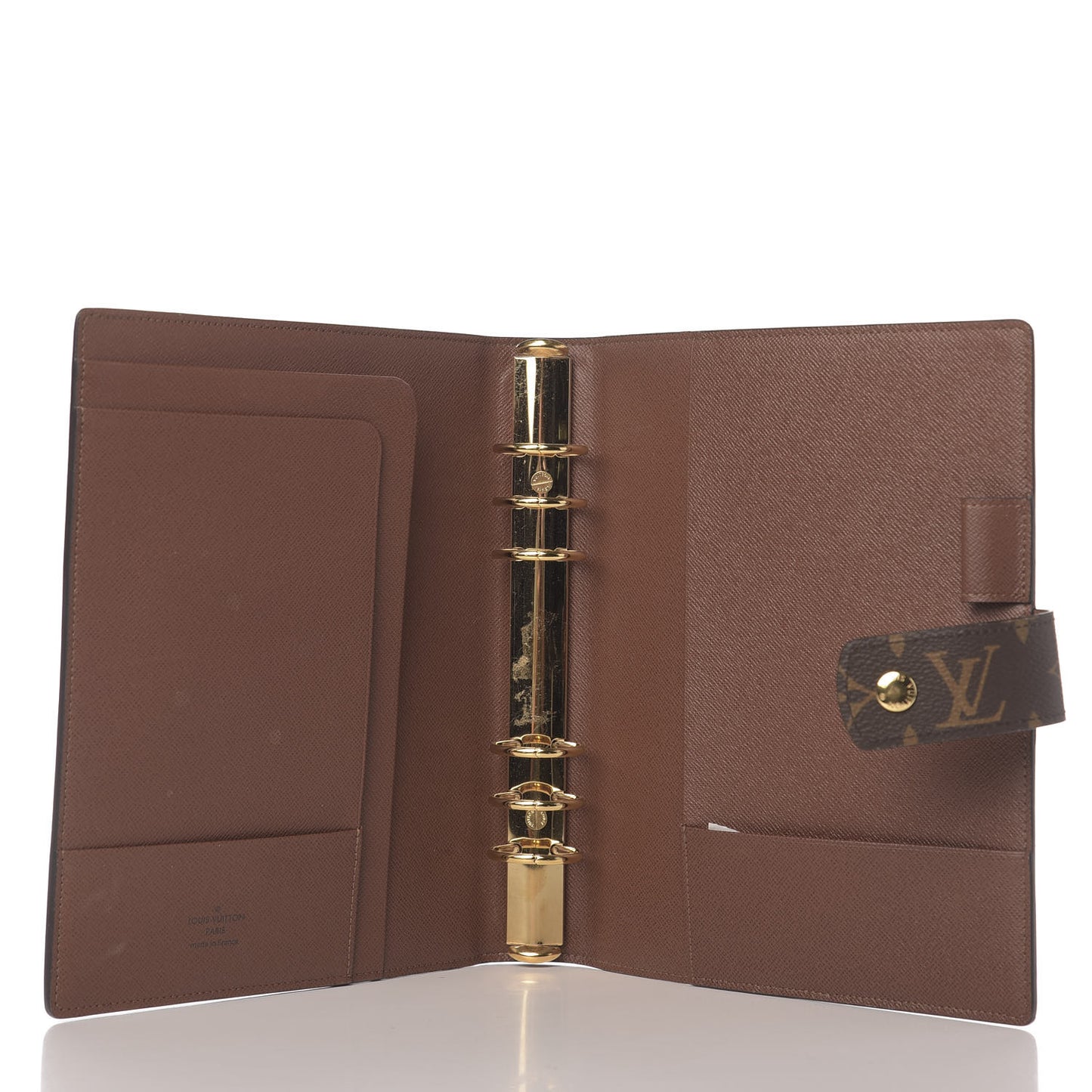 Monogram Large Ring Agenda Cover