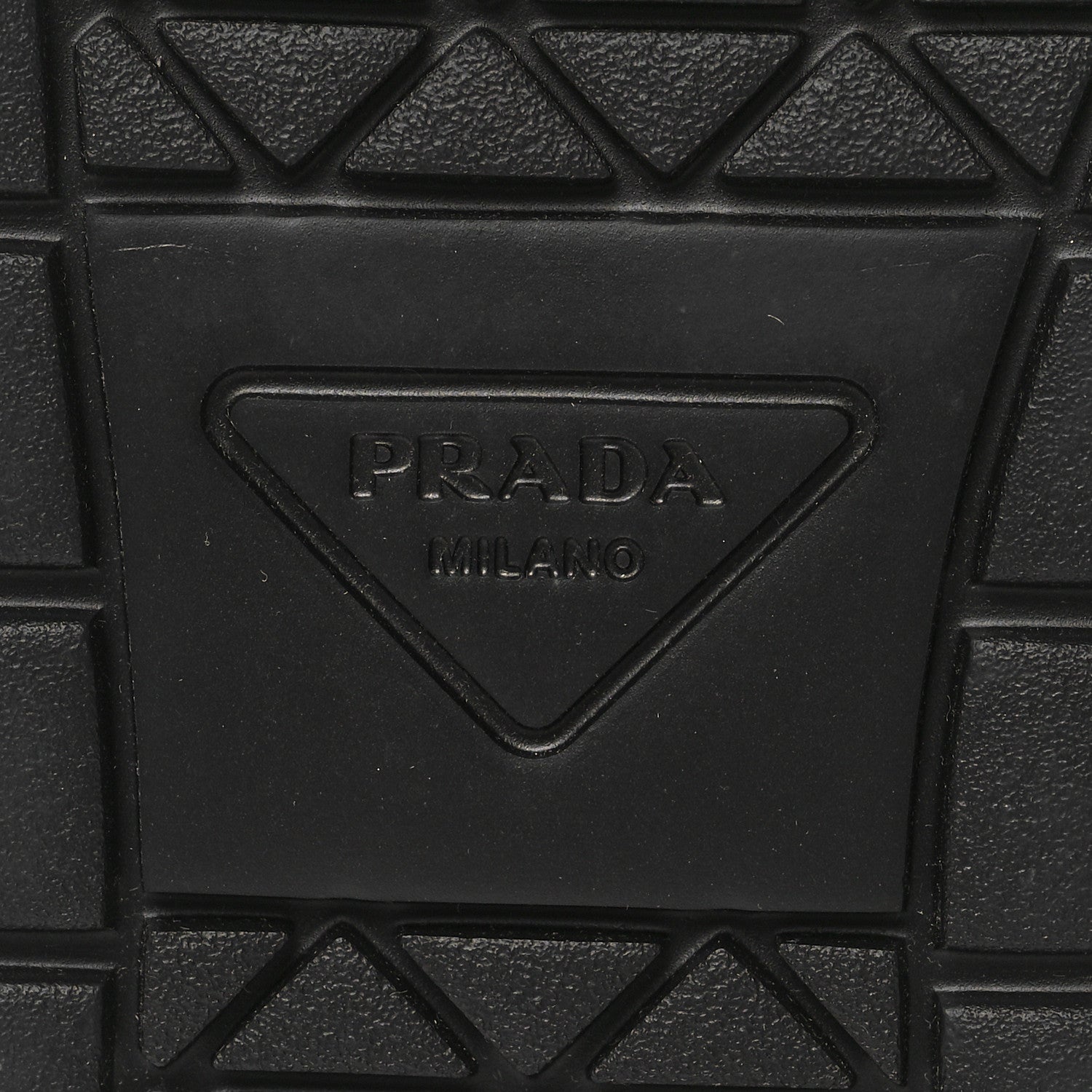 Prada Nappa Soft Metal Triangle Logo Womens Padded 30mm Sneakers 36.5 Black 7 of 9