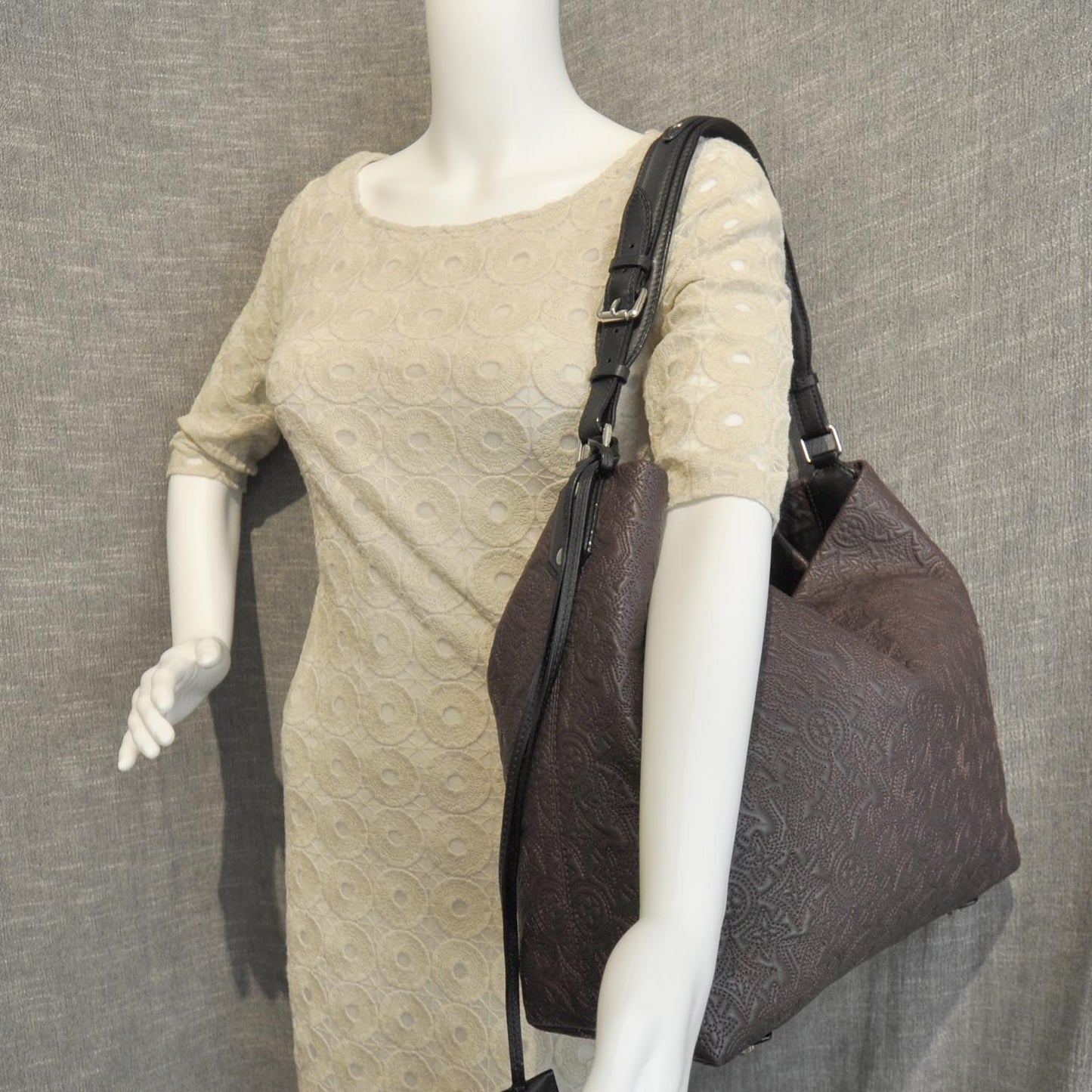 Monogram Lambskin Antheia Hobo PM Iris