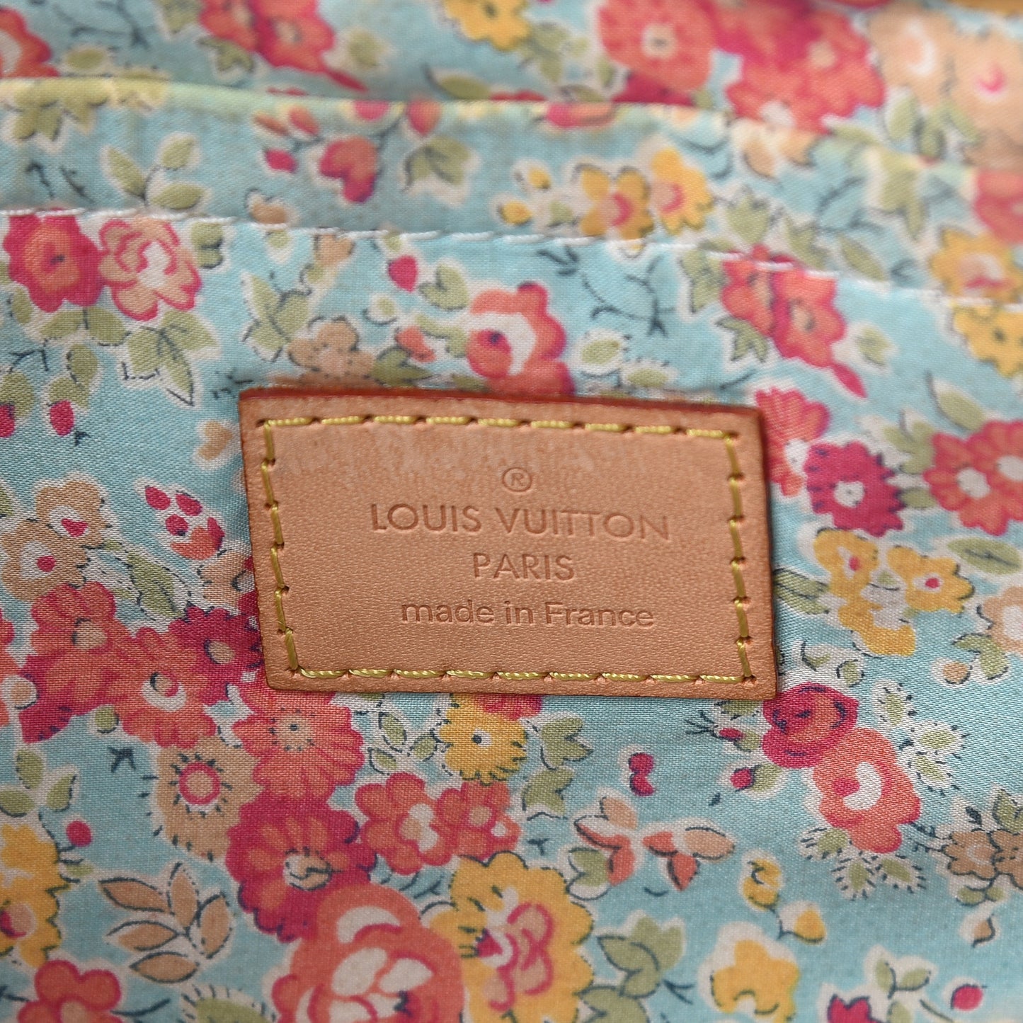 Denim Patchwork Pouchy Blue