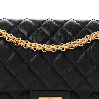 Chanel Aged Calfskin Quilted 2.55 Reissue 225 Flap Black 8 of 11