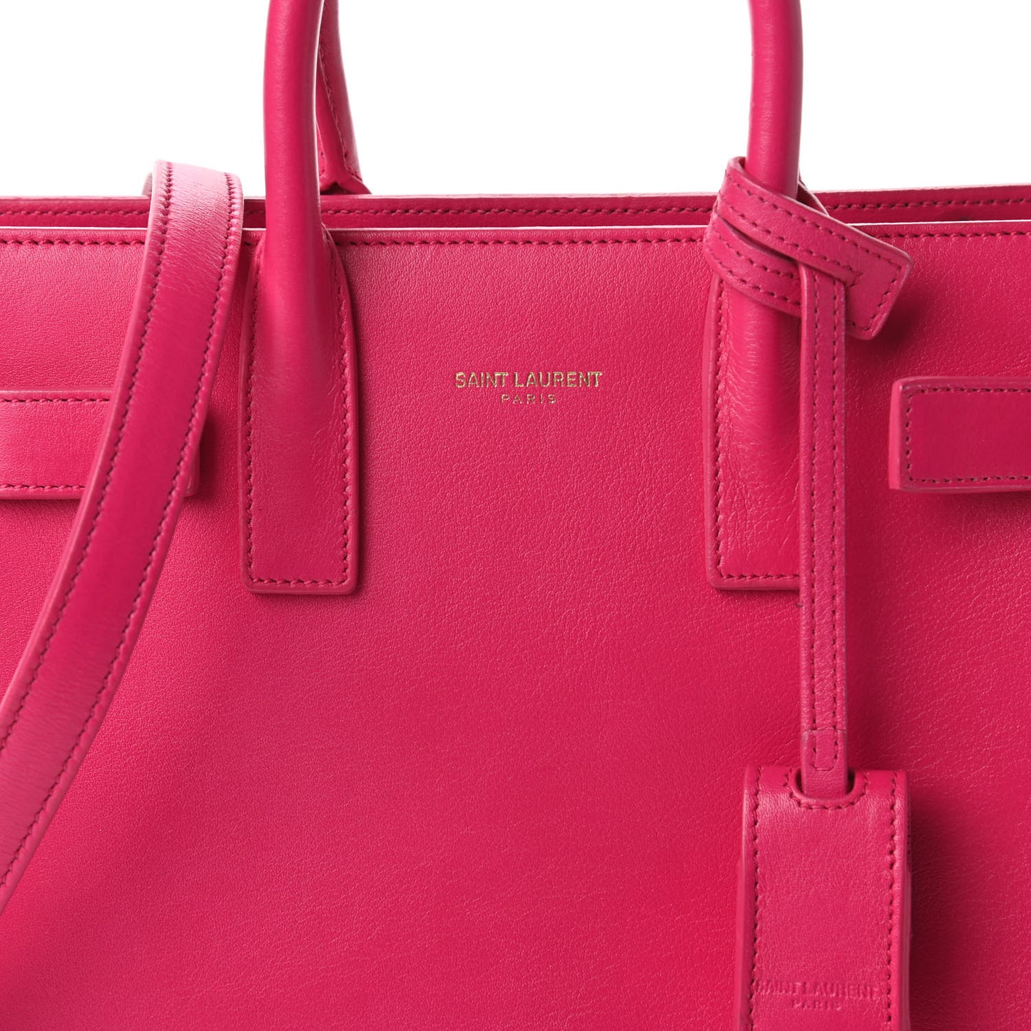 Calfskin Nano Sac De Jour Lipstick Fuchsia