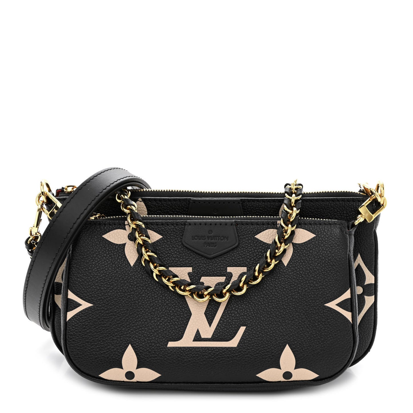 Empreinte Monogram Giant Multi Pochette Accessories Black Beige