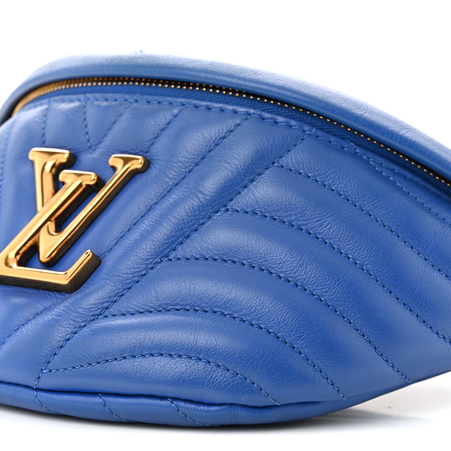 Louis Vuitton Calfskin New Wave Bumbag Blue Neon 10 of 11