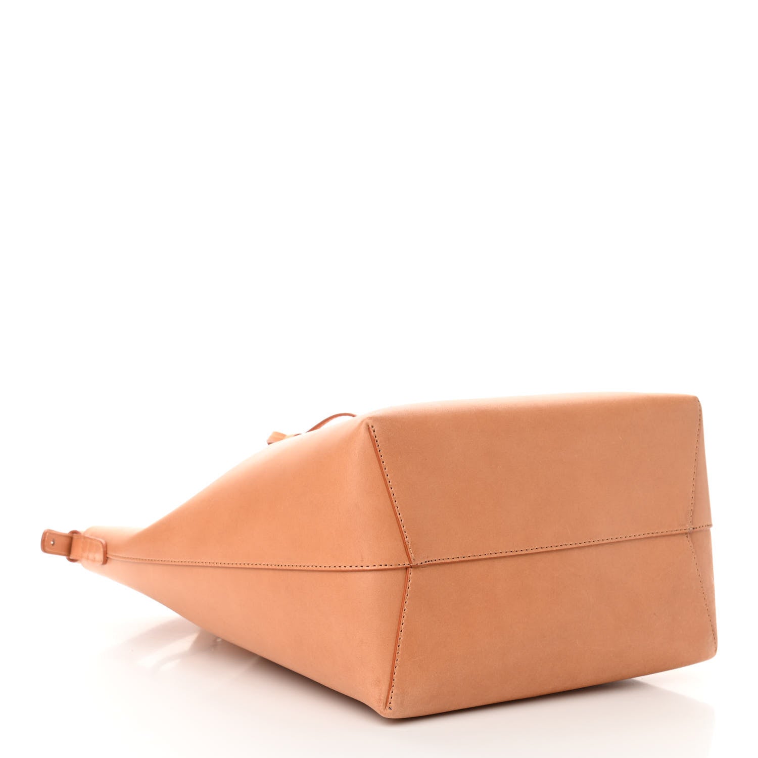 Mansur Gavriel Vegetable Tanned Calfskin Bucket Bag Cammello Azzurro 4 of 12