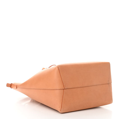 Mansur Gavriel Vegetable Tanned Calfskin Bucket Bag Cammello Azzurro 4 of 12