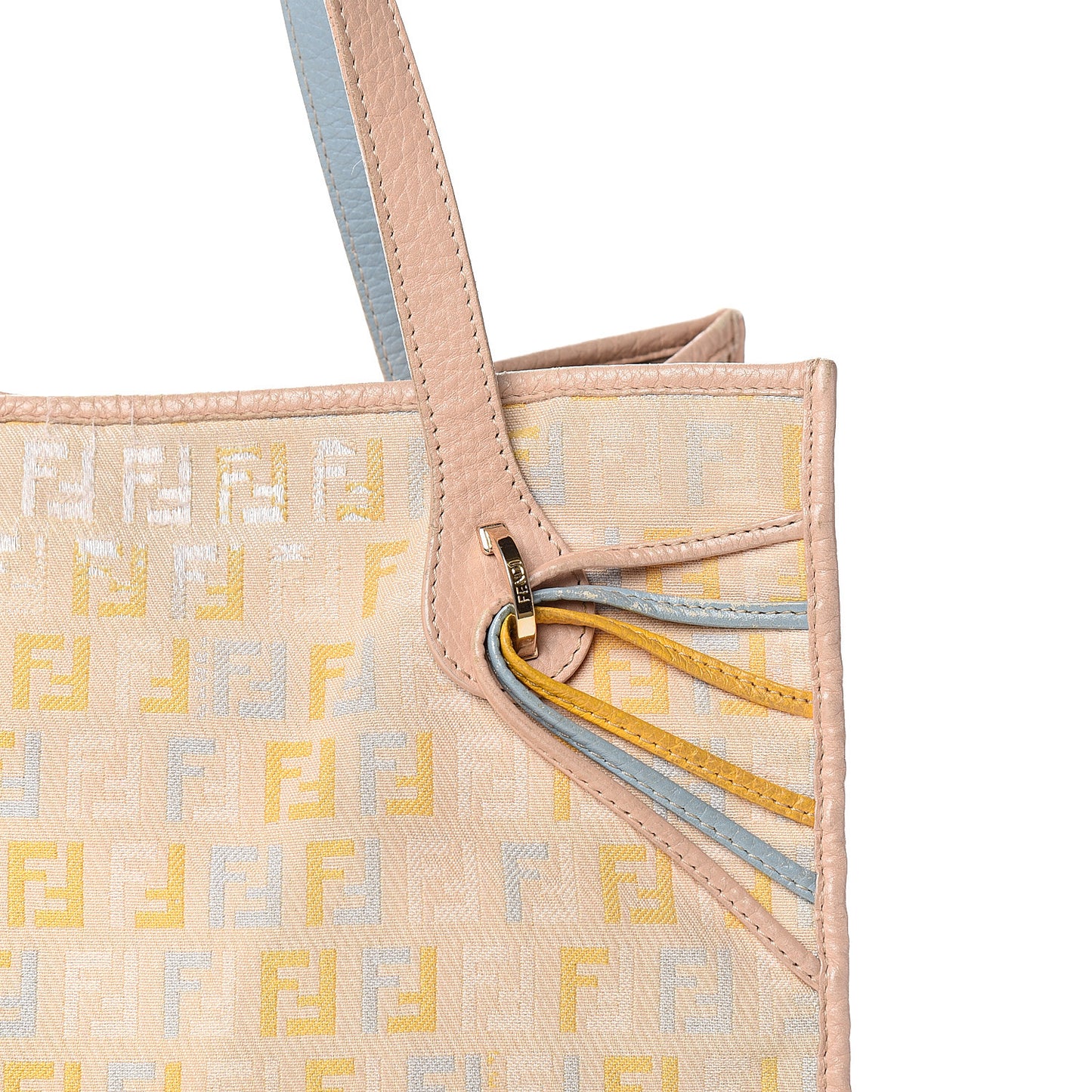 Zucchino Vitello Shopping Tote Beige Pastel Cipria