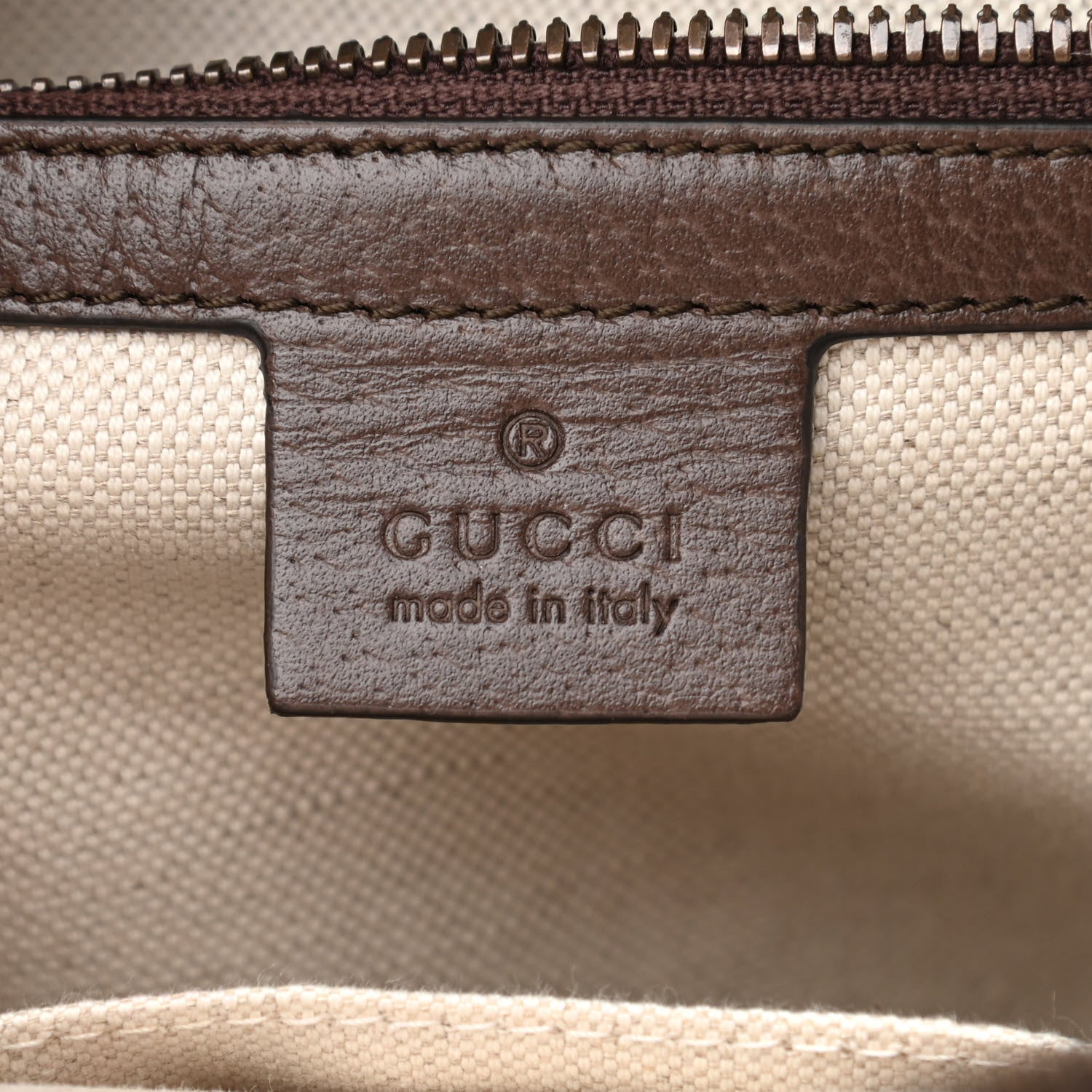 Gucci GG Supreme Monogram Calfskin Web Small Ophidia Day Backpack Beige Ebony New Acero 6 of 10