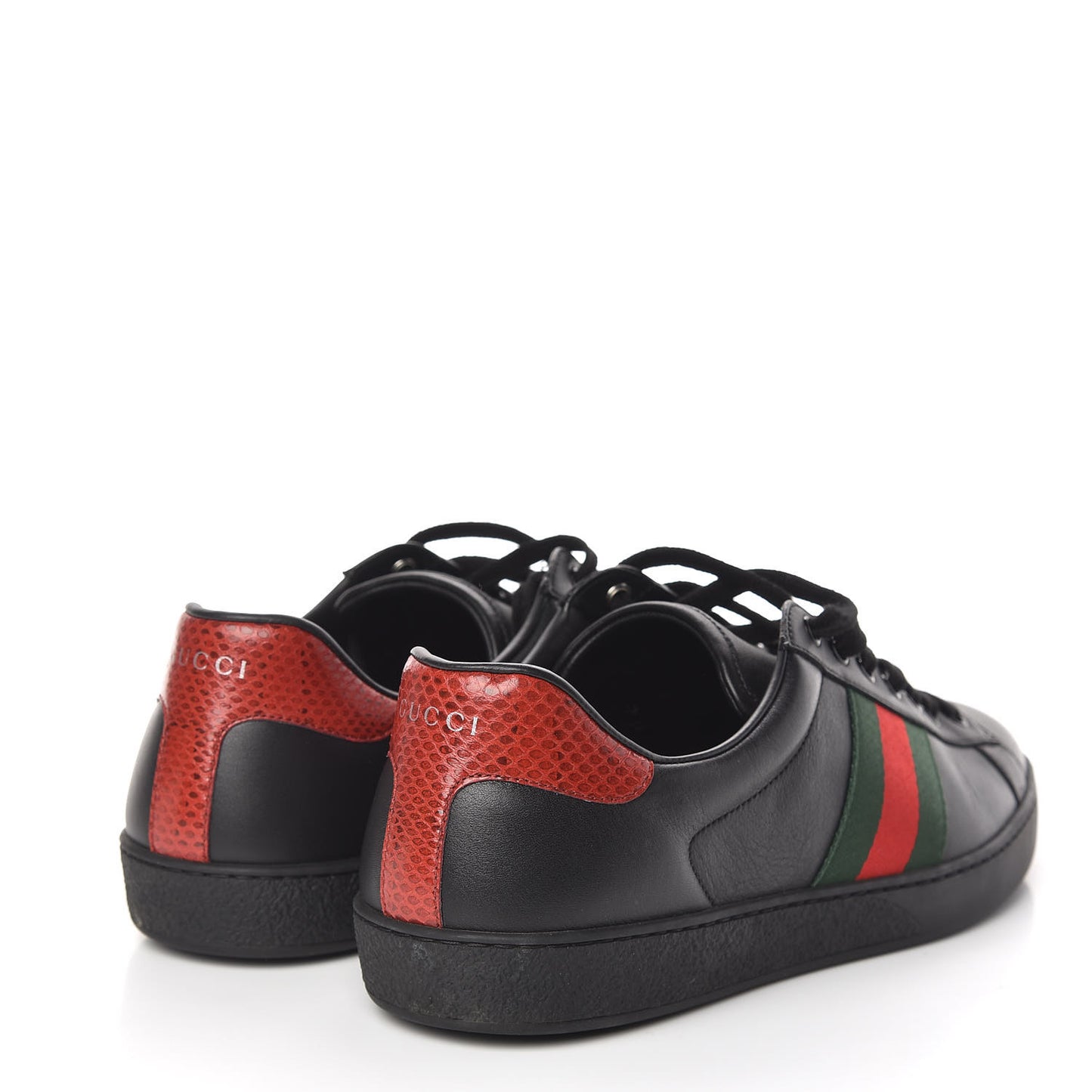 Miro Soft Calfskin Ayers Web Mens Ace Sneakers 11 Black Rosso
