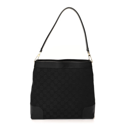 Gucci Monogram Shoulder Bag Black 1 of 12