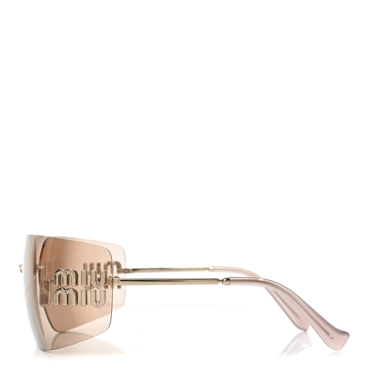 Miu Miu Metal Aube Sunglasses SMU54Y Gold Pink 3 of 7
