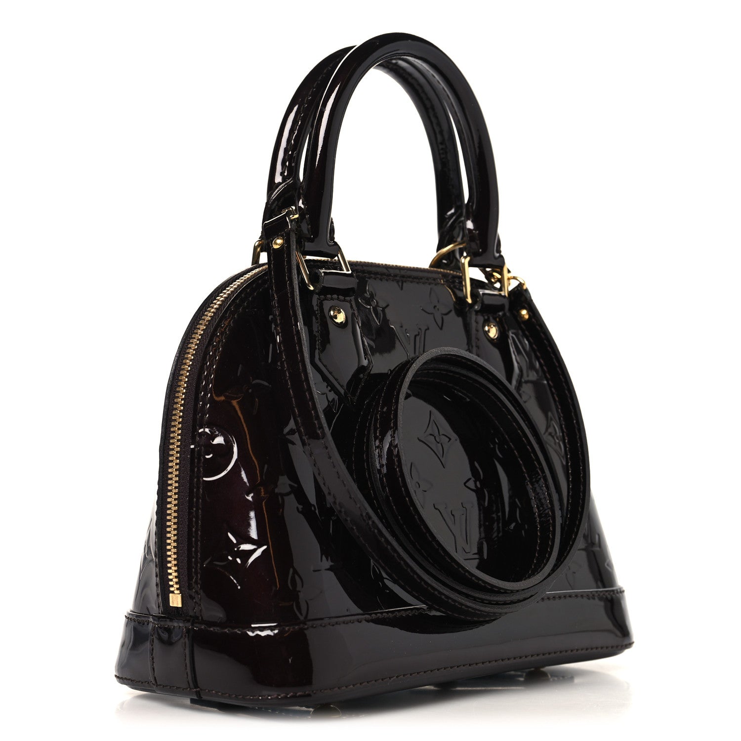 Louis Vuitton Vernis Alma BB Amarante 3 of 9