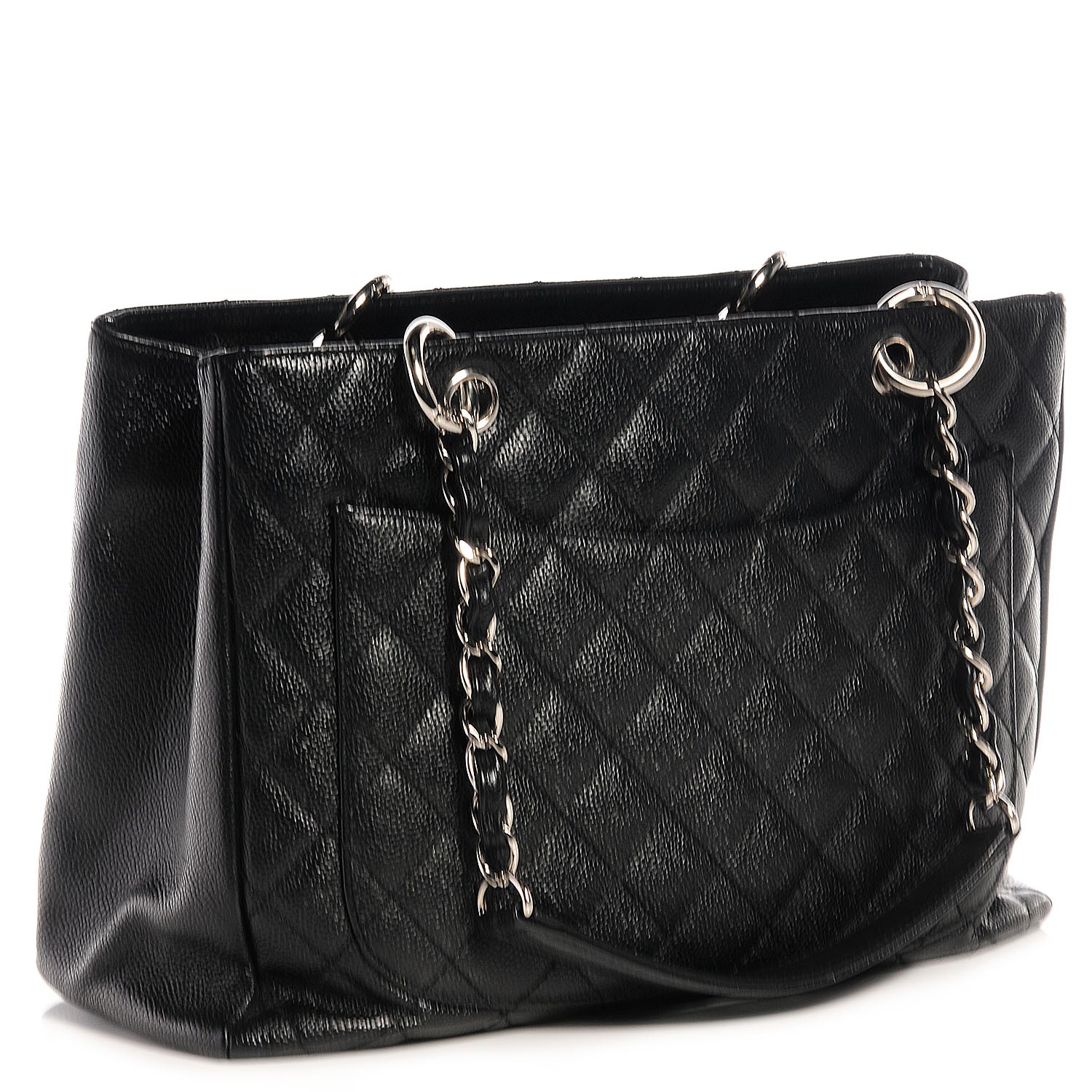 Chanel Caviar Grand Shopping Tote GST Black 3 of 7