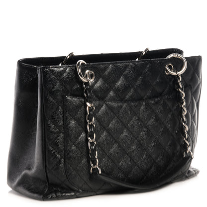 Chanel Caviar Grand Shopping Tote GST Black 3 of 7
