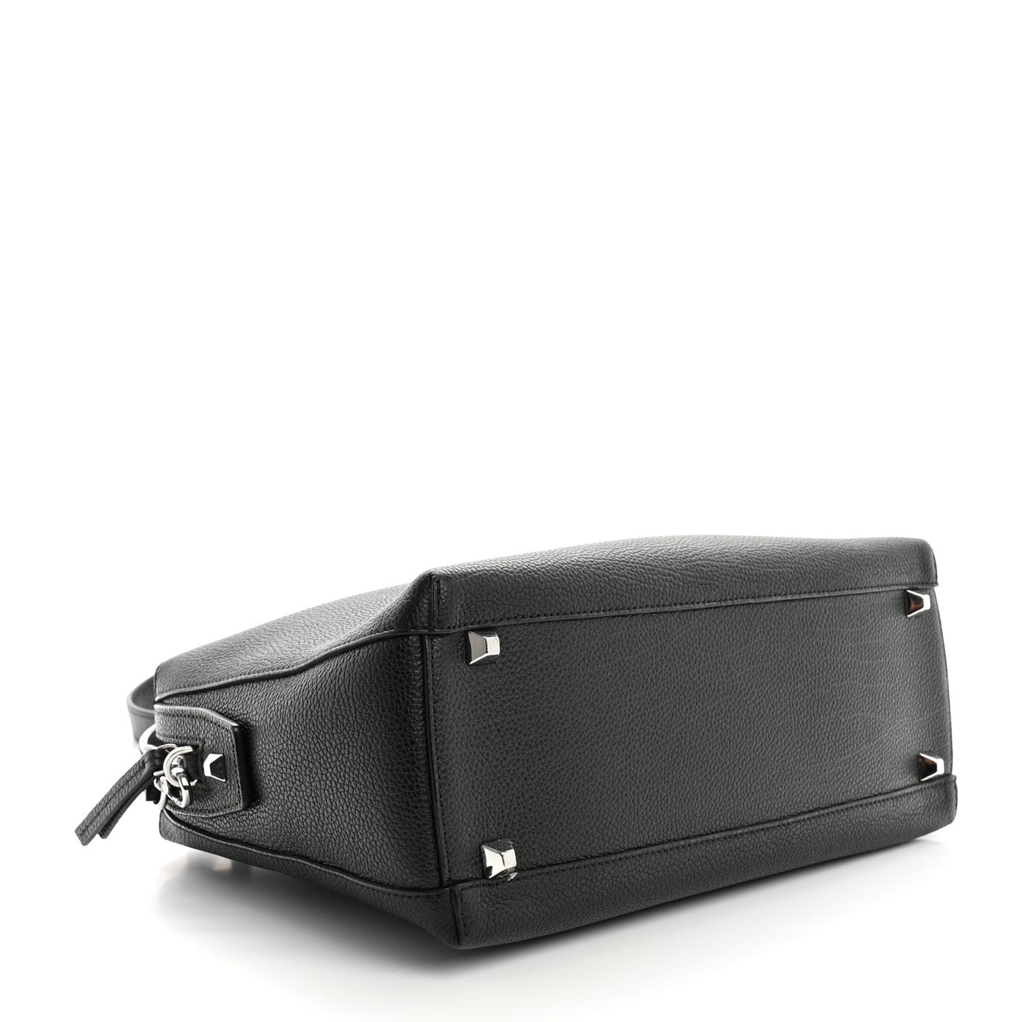 Grained Calfskin Medium Ella Boston Black