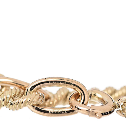 Tiffany 18K Yellow Gold Twist Rope Bracelet 4 of 4