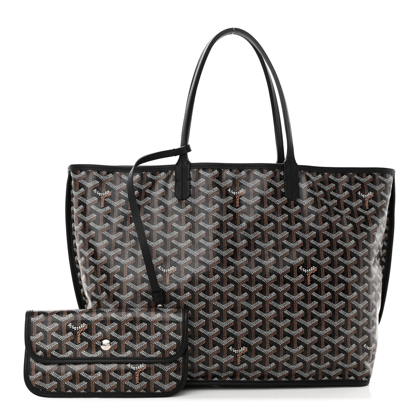 Goyardine Reversible Anjou PM Black