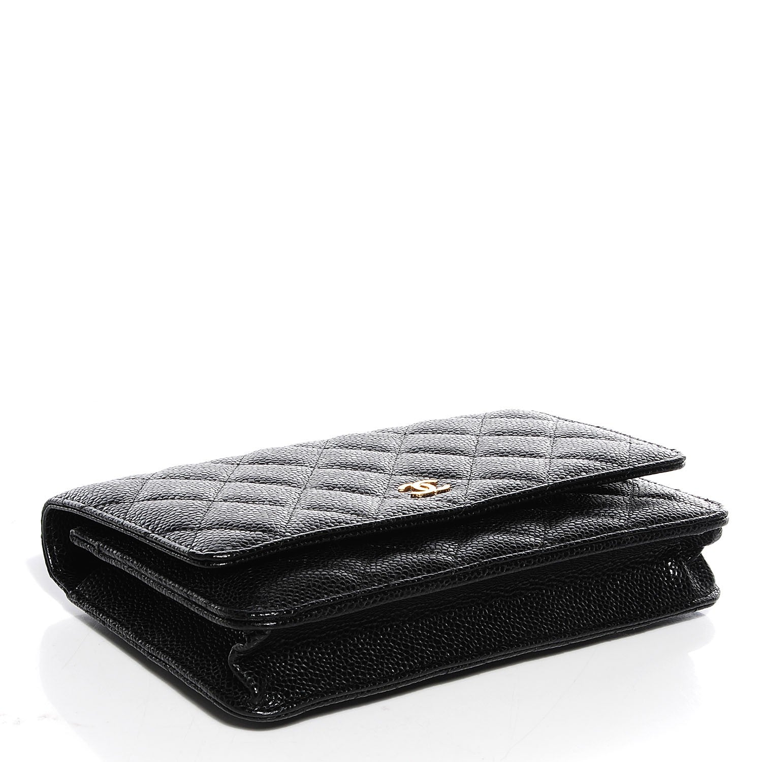 Chanel Caviar Quilted Wallet On Chain WOC Black 4 of 9