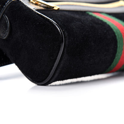Gucci Suede Small Ophidia Belt Bag Black 7 of 10