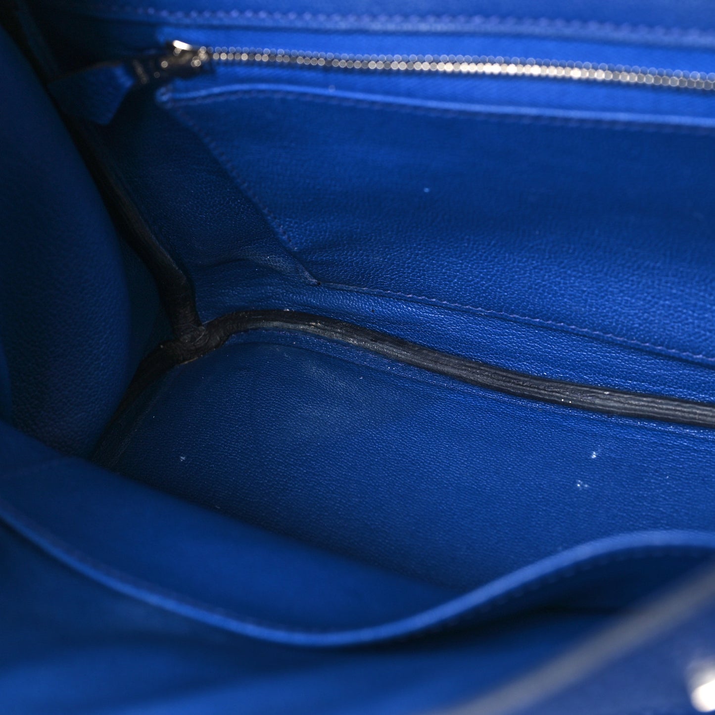Togo Matte Alligator Birkin Touch 25 Bleu Royal