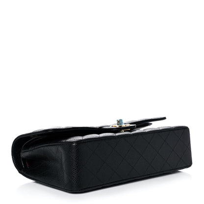 Chanel Caviar Quilted Medium Double Flap Black 4 of 12