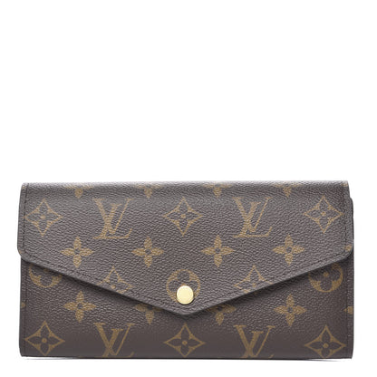 Louis Vuitton Monogram Sarah Wallet NM Coquelicot 1 of 11