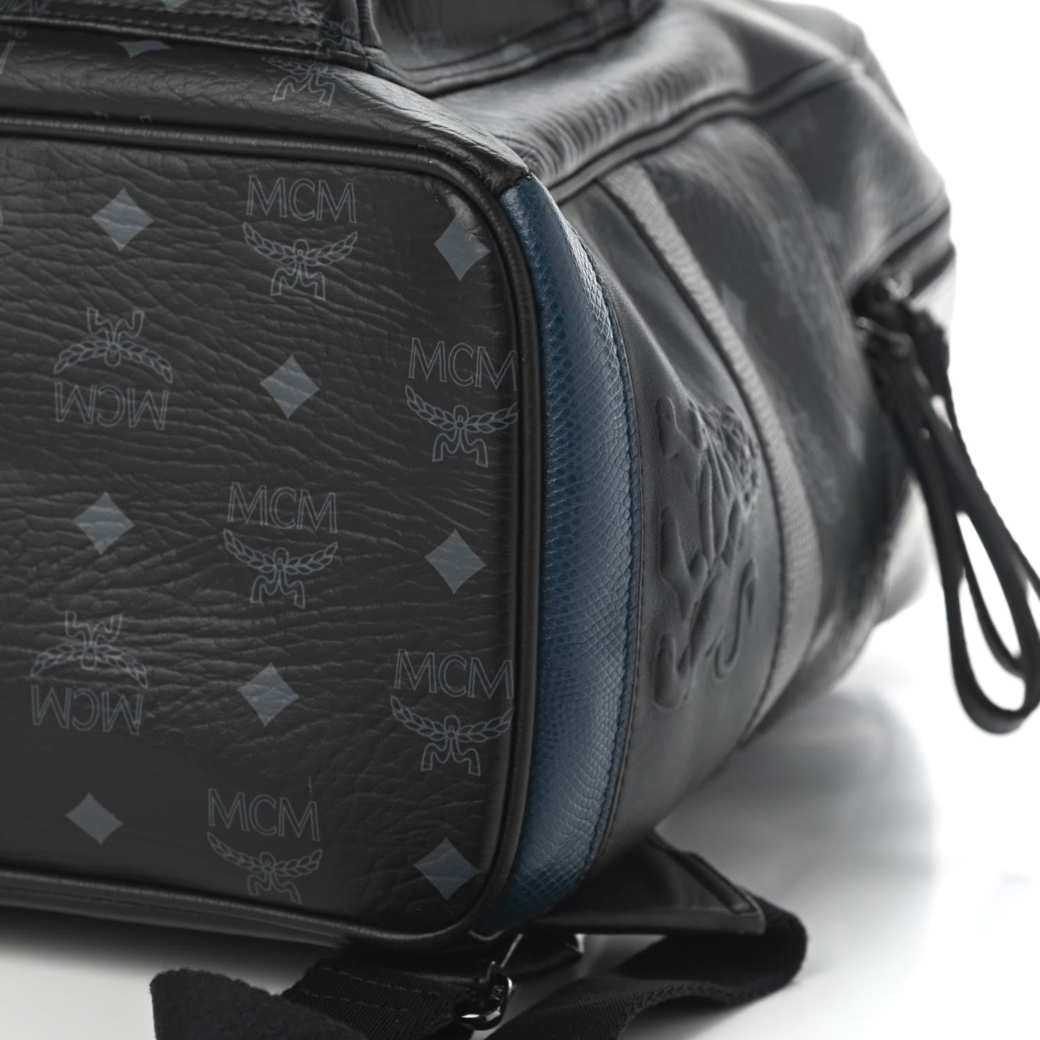 MCM Visetos Medium Stark Backpack Black 6 of 8