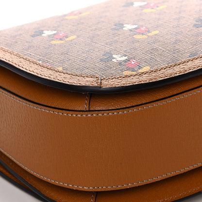 Gucci X DISNEY Mini Vintage GG Supreme Monogram Mickey Mouse Small Flap Messenger Bag Beige Vintage Sun Oil 13 of 15