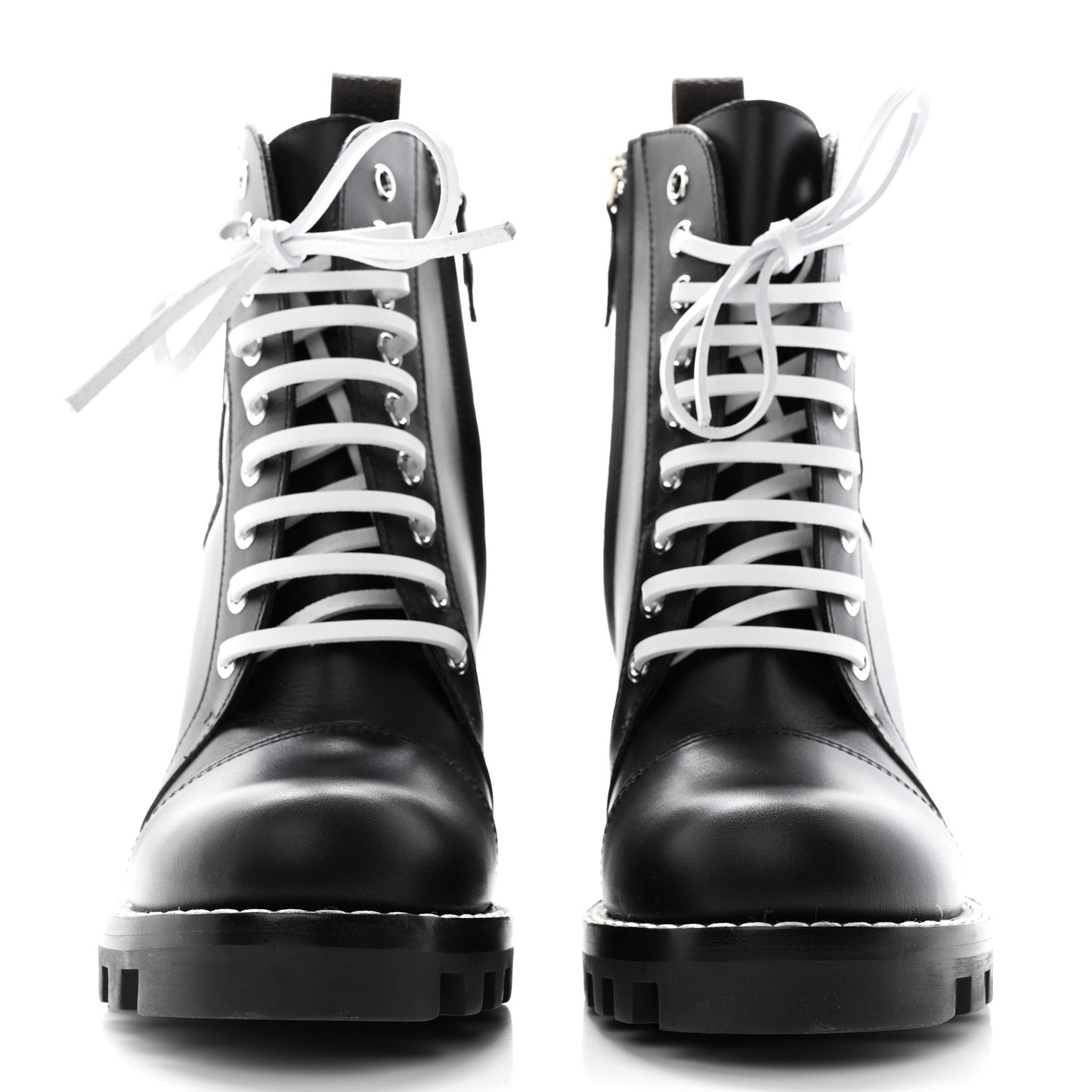LOUIS VUITTON Patent Calfskin Monogram Star Trail Ankle Boots 37 Black