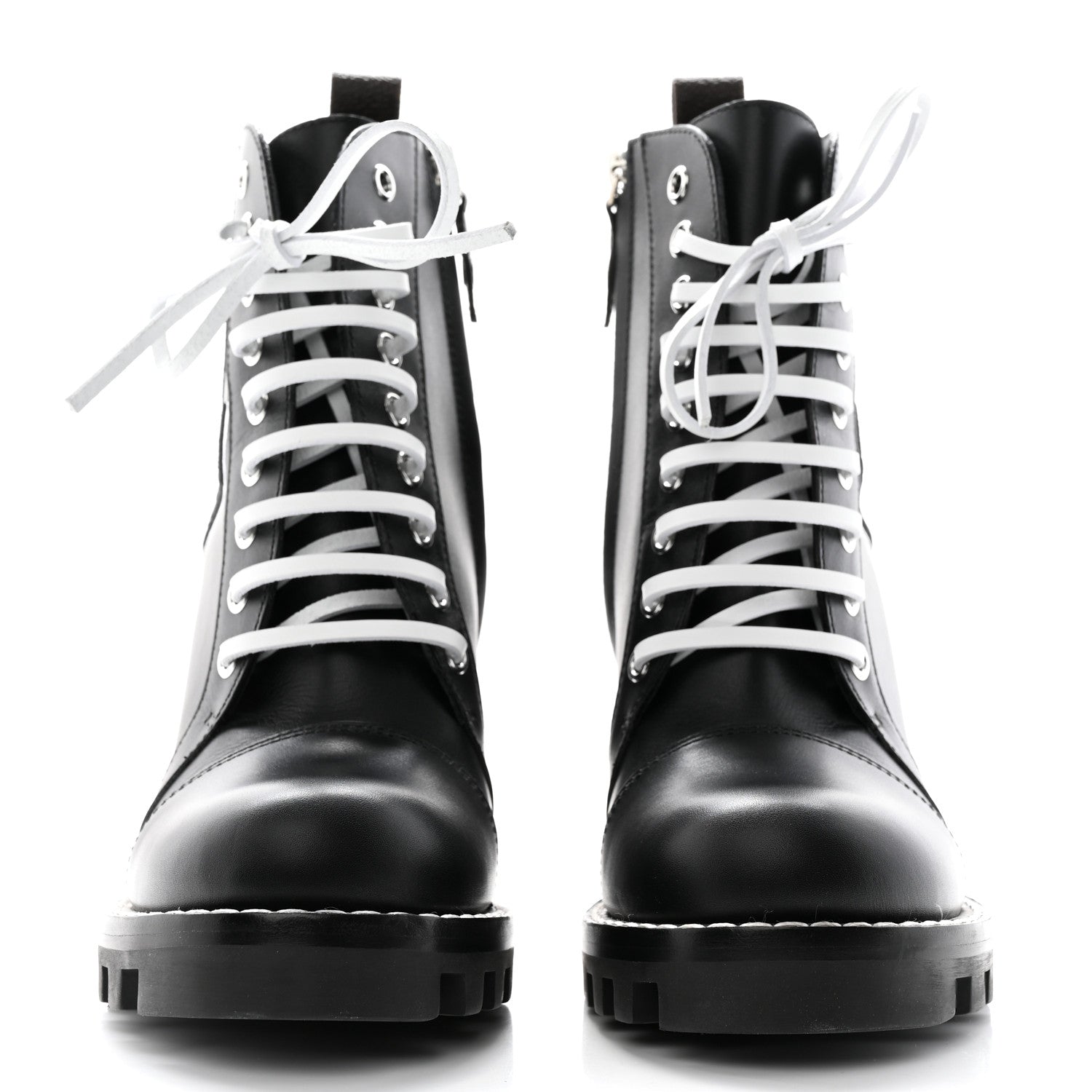 Louis Vuitton LOUIS VUITTON Patent Calfskin Monogram Star Trail Ankle Boots 37 Black 2 of 7