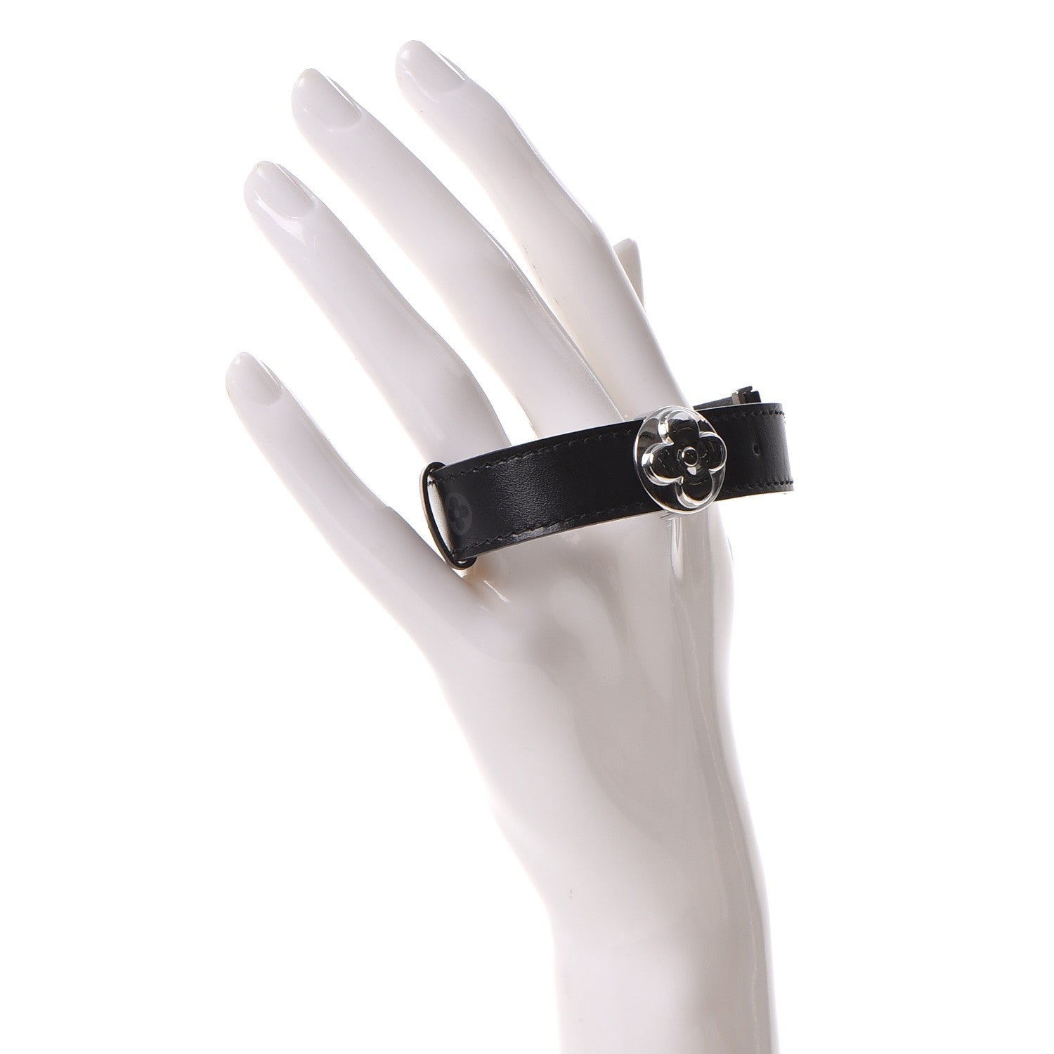 Louis Vuitton Mat Monogram Wish Bracelet Black 2 of 7