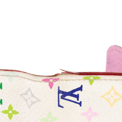 Louis Vuitton Monogram Multicolor Multicles 4 Key Holder White Litchi 6 of 8