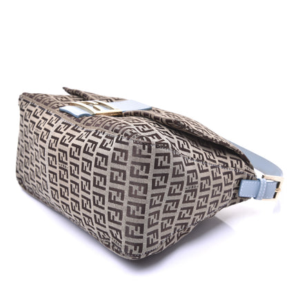 Fendi Zucchino Vitello Mama Baguette Mogano Panna Grigio Lunai 7 of 13